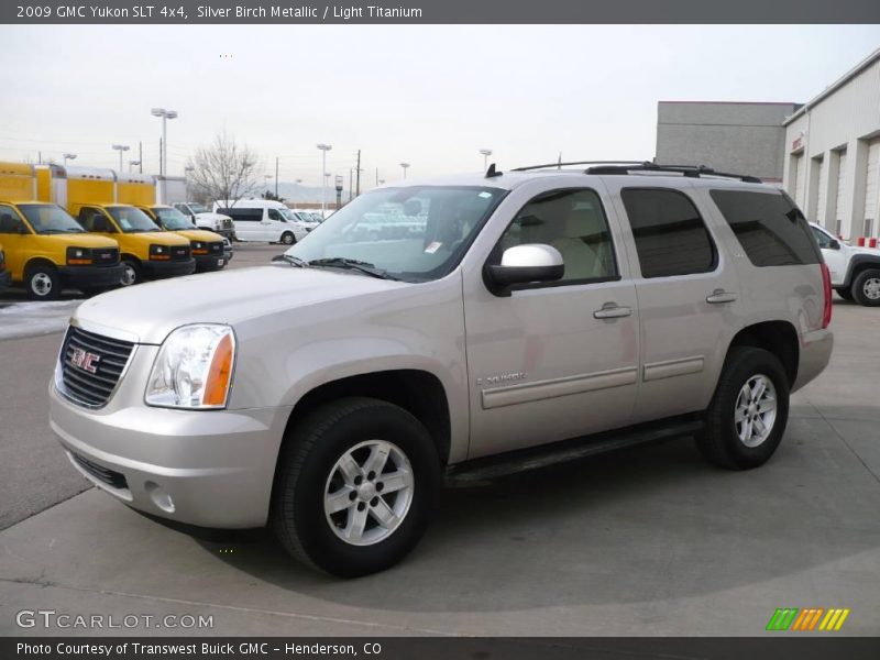 Silver Birch Metallic / Light Titanium 2009 GMC Yukon SLT 4x4