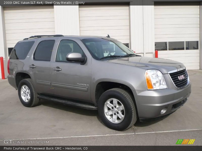 Steel Gray Metallic / Ebony 2009 GMC Yukon SLT 4x4