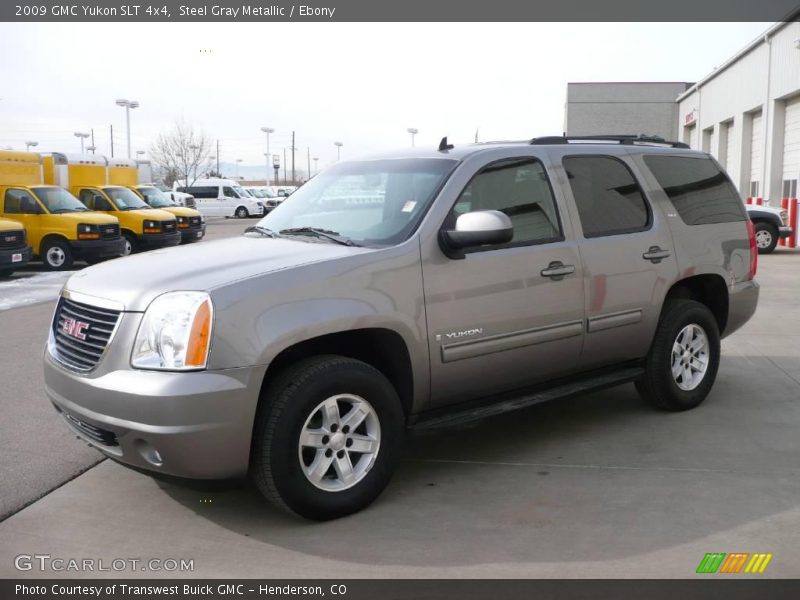 Steel Gray Metallic / Ebony 2009 GMC Yukon SLT 4x4