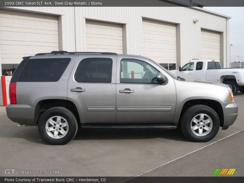 Steel Gray Metallic / Ebony 2009 GMC Yukon SLT 4x4