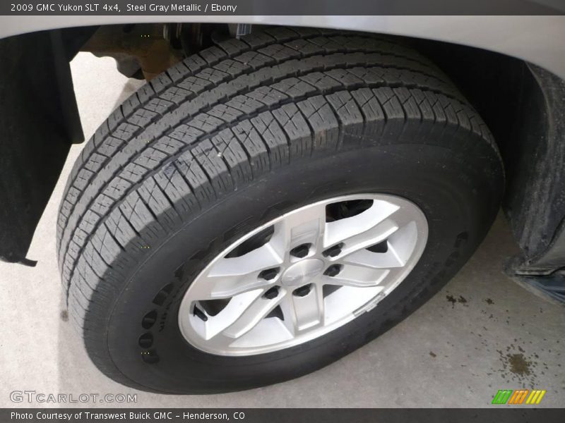 Steel Gray Metallic / Ebony 2009 GMC Yukon SLT 4x4
