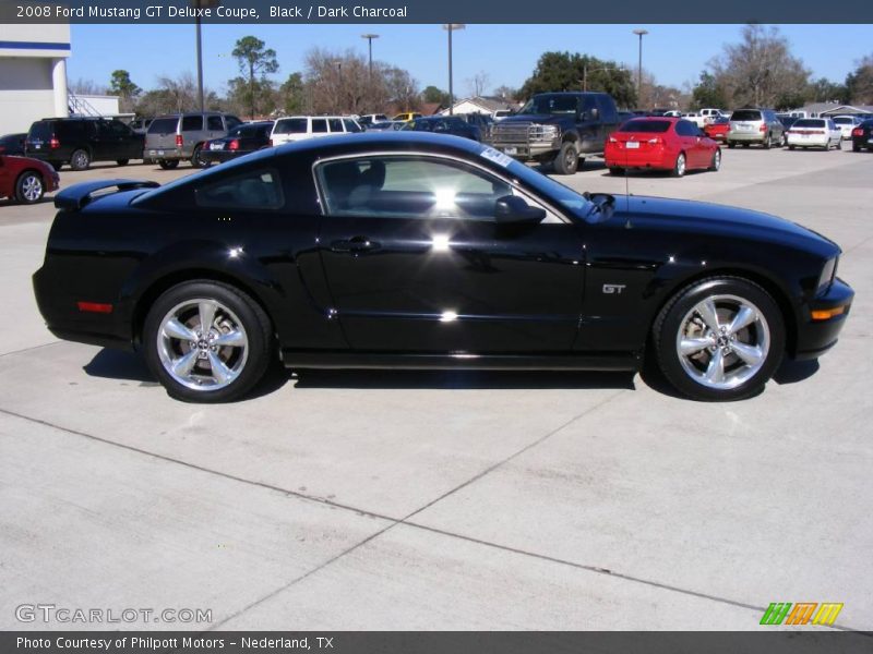 Black / Dark Charcoal 2008 Ford Mustang GT Deluxe Coupe