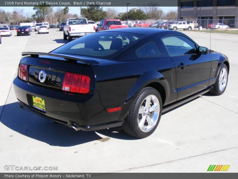 Black / Dark Charcoal 2008 Ford Mustang GT Deluxe Coupe