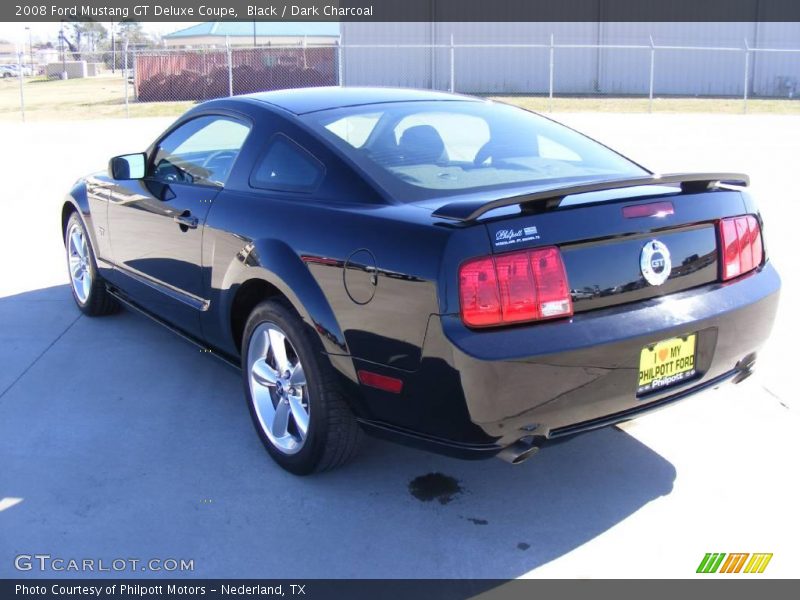 Black / Dark Charcoal 2008 Ford Mustang GT Deluxe Coupe