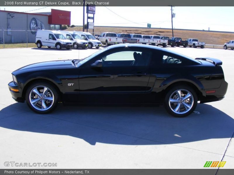 Black / Dark Charcoal 2008 Ford Mustang GT Deluxe Coupe