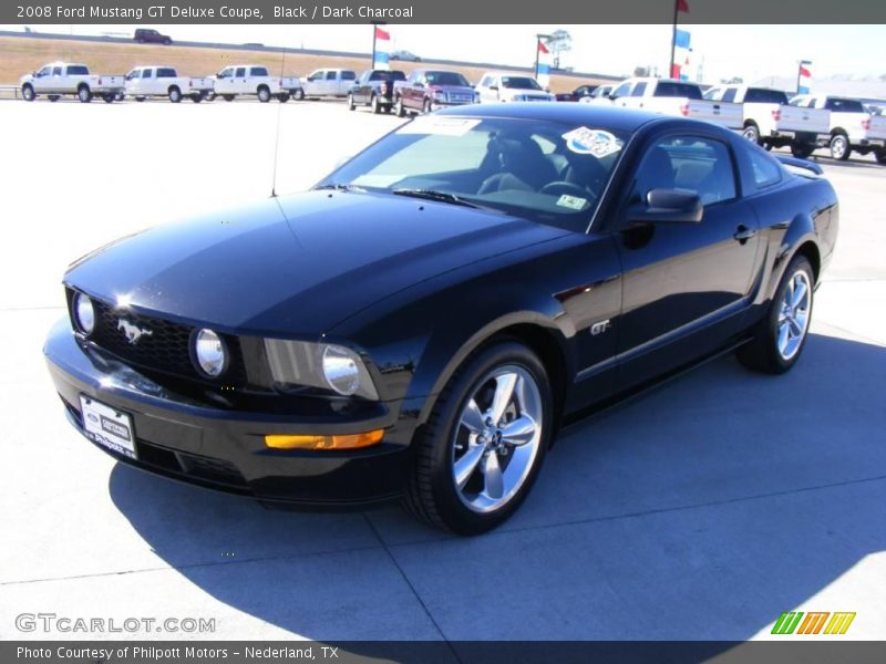 Black / Dark Charcoal 2008 Ford Mustang GT Deluxe Coupe