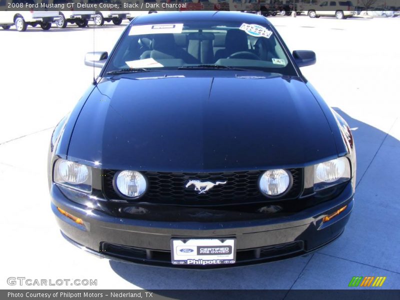 Black / Dark Charcoal 2008 Ford Mustang GT Deluxe Coupe