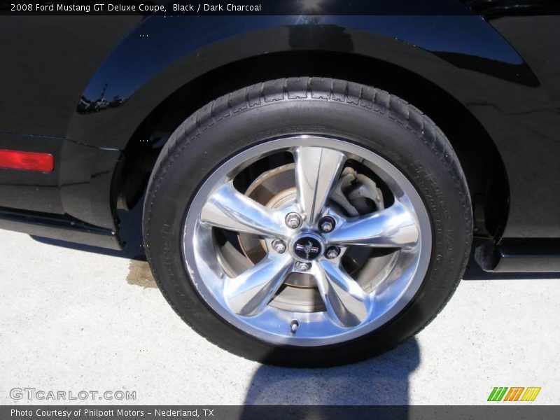 Black / Dark Charcoal 2008 Ford Mustang GT Deluxe Coupe
