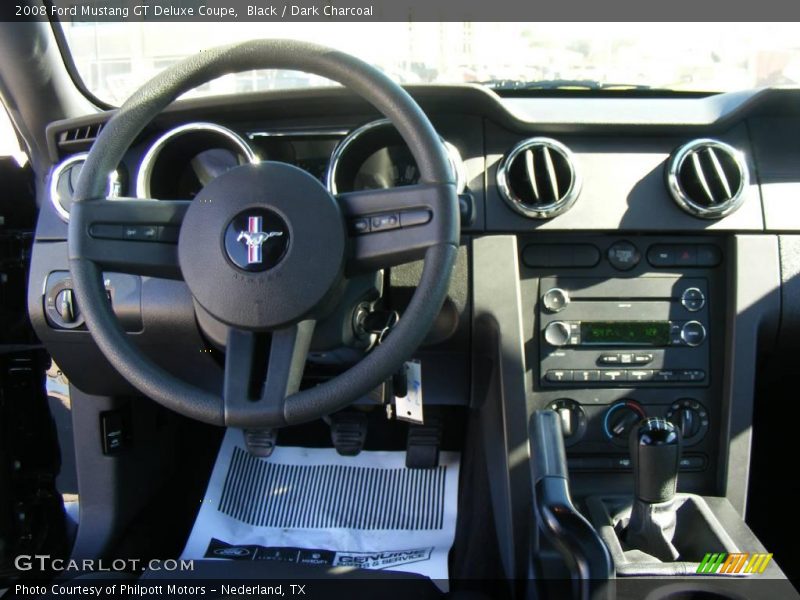 Black / Dark Charcoal 2008 Ford Mustang GT Deluxe Coupe