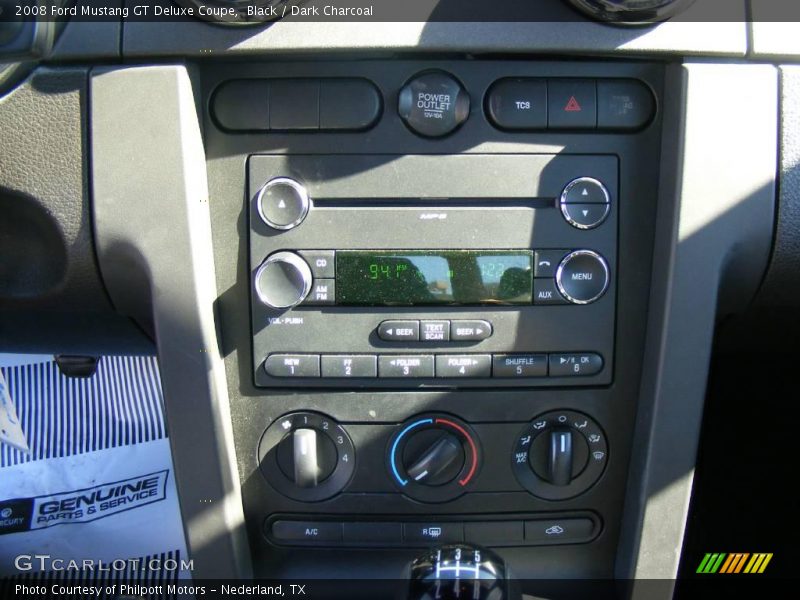 Black / Dark Charcoal 2008 Ford Mustang GT Deluxe Coupe
