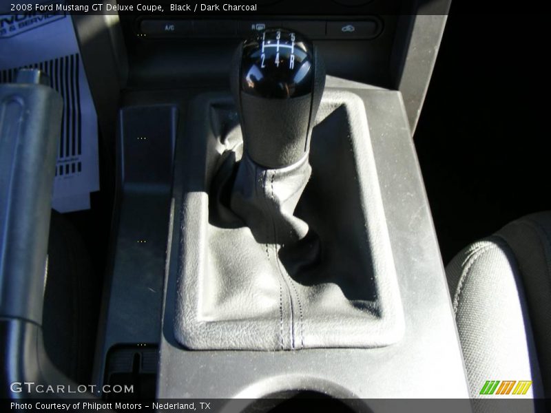 Black / Dark Charcoal 2008 Ford Mustang GT Deluxe Coupe