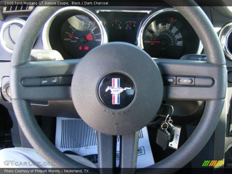Black / Dark Charcoal 2008 Ford Mustang GT Deluxe Coupe