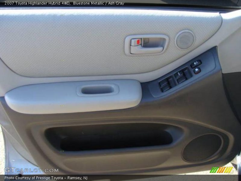 Bluestone Metallic / Ash Gray 2007 Toyota Highlander Hybrid 4WD
