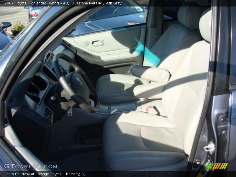 Bluestone Metallic / Ash Gray 2007 Toyota Highlander Hybrid 4WD