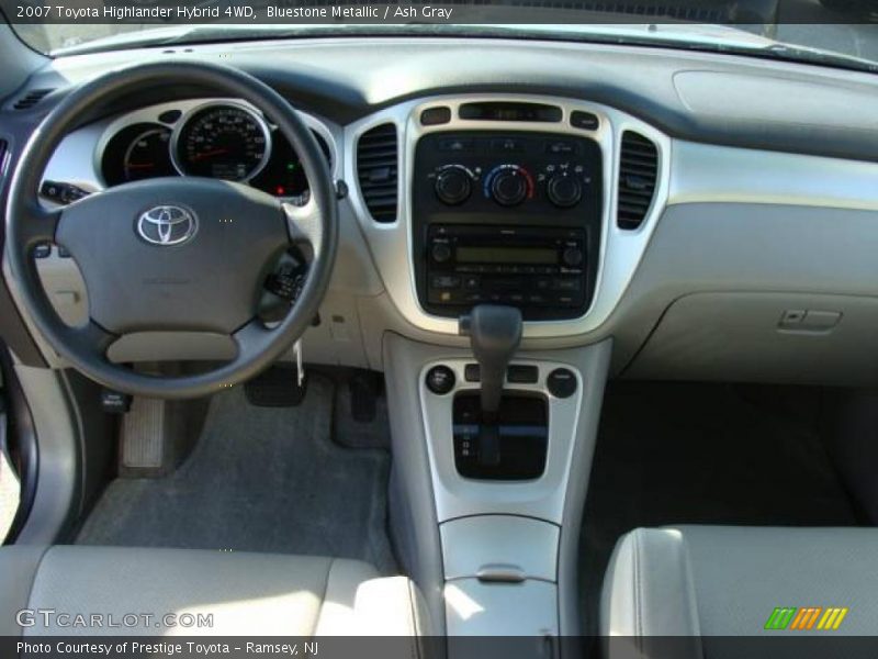 Bluestone Metallic / Ash Gray 2007 Toyota Highlander Hybrid 4WD