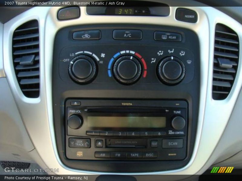 Bluestone Metallic / Ash Gray 2007 Toyota Highlander Hybrid 4WD