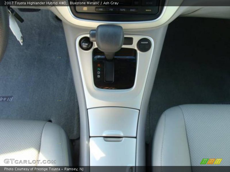 Bluestone Metallic / Ash Gray 2007 Toyota Highlander Hybrid 4WD