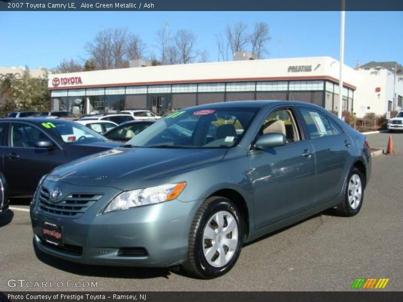 Aloe Green Metallic / Ash 2007 Toyota Camry LE