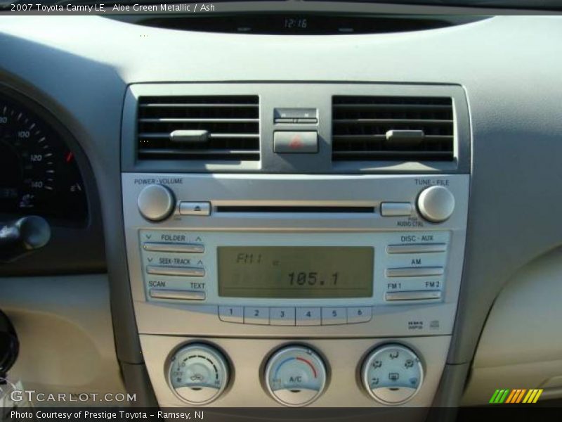 Aloe Green Metallic / Ash 2007 Toyota Camry LE