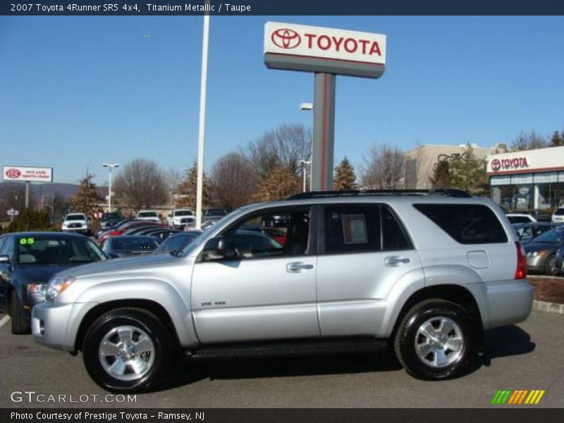Titanium Metallic / Taupe 2007 Toyota 4Runner SR5 4x4