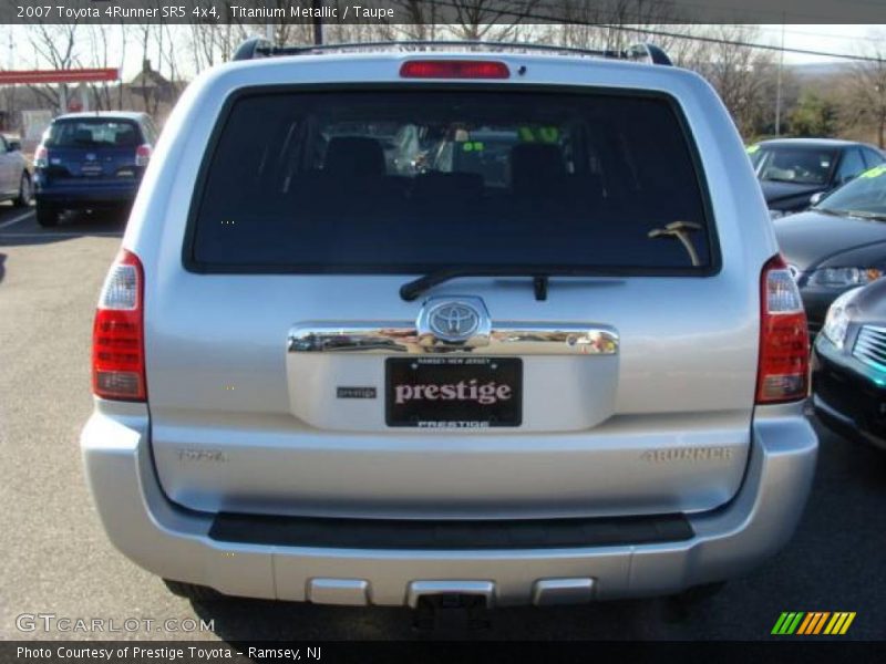 Titanium Metallic / Taupe 2007 Toyota 4Runner SR5 4x4