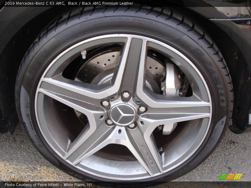 Black / Black AMG Premium Leather 2009 Mercedes-Benz C 63 AMG