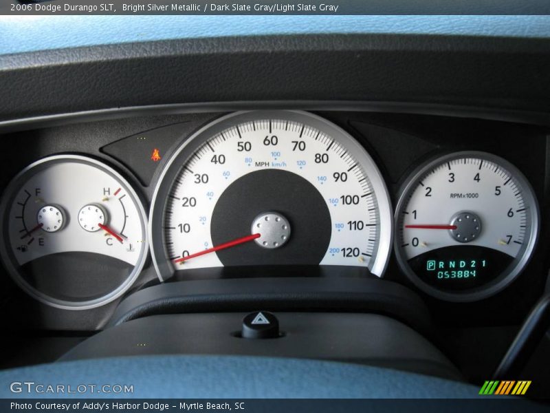 Bright Silver Metallic / Dark Slate Gray/Light Slate Gray 2006 Dodge Durango SLT