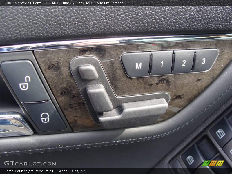 Black / Black AMG Premium Leather 2009 Mercedes-Benz C 63 AMG