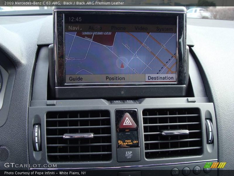 Black / Black AMG Premium Leather 2009 Mercedes-Benz C 63 AMG