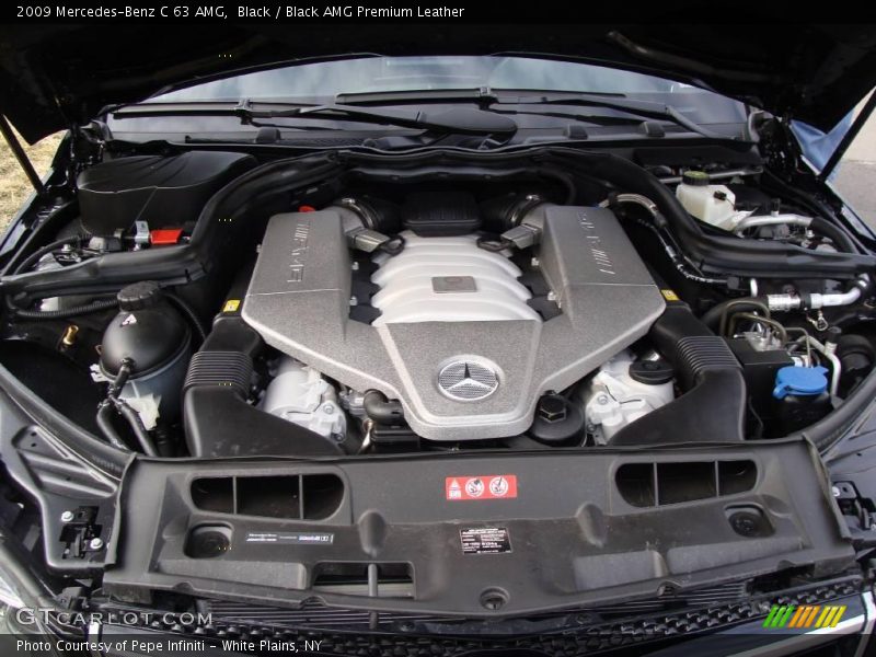 Black / Black AMG Premium Leather 2009 Mercedes-Benz C 63 AMG