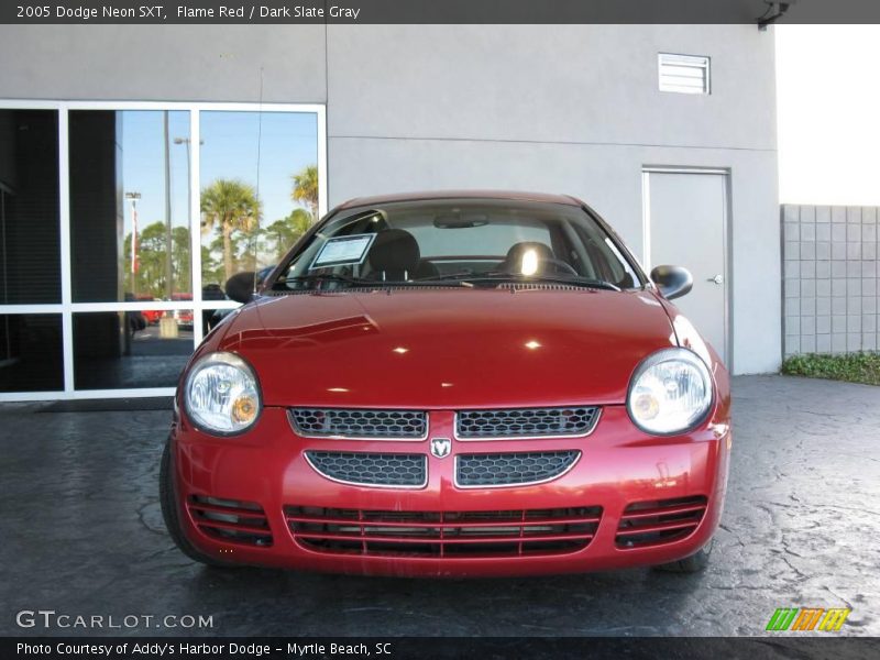 Flame Red / Dark Slate Gray 2005 Dodge Neon SXT
