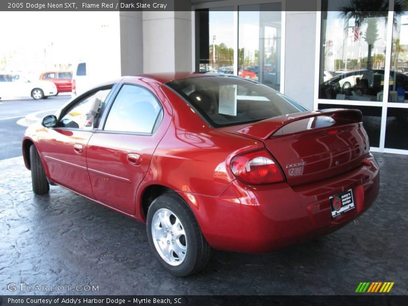 Flame Red / Dark Slate Gray 2005 Dodge Neon SXT