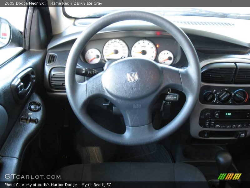 Flame Red / Dark Slate Gray 2005 Dodge Neon SXT