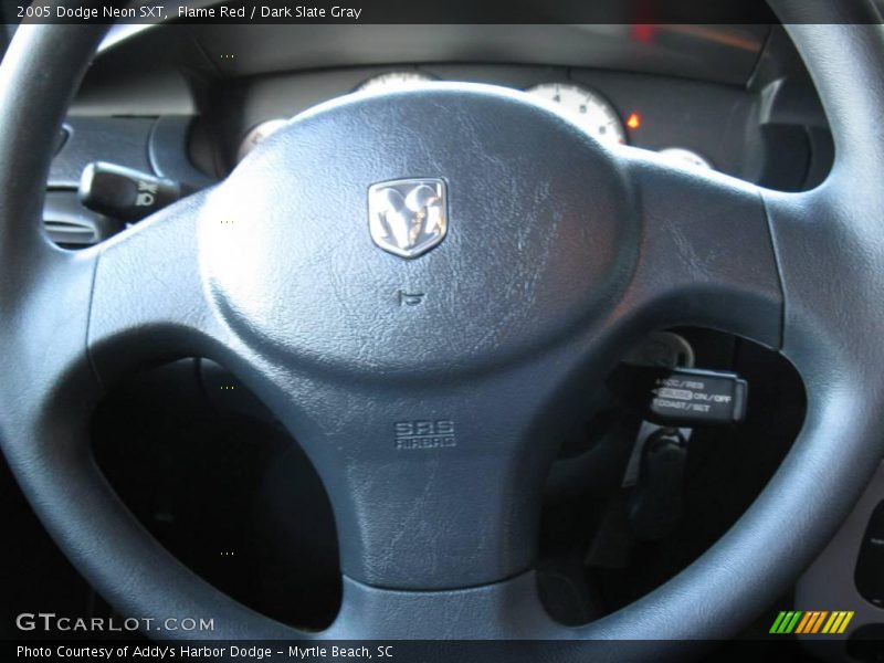 Flame Red / Dark Slate Gray 2005 Dodge Neon SXT
