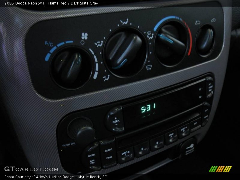 Flame Red / Dark Slate Gray 2005 Dodge Neon SXT