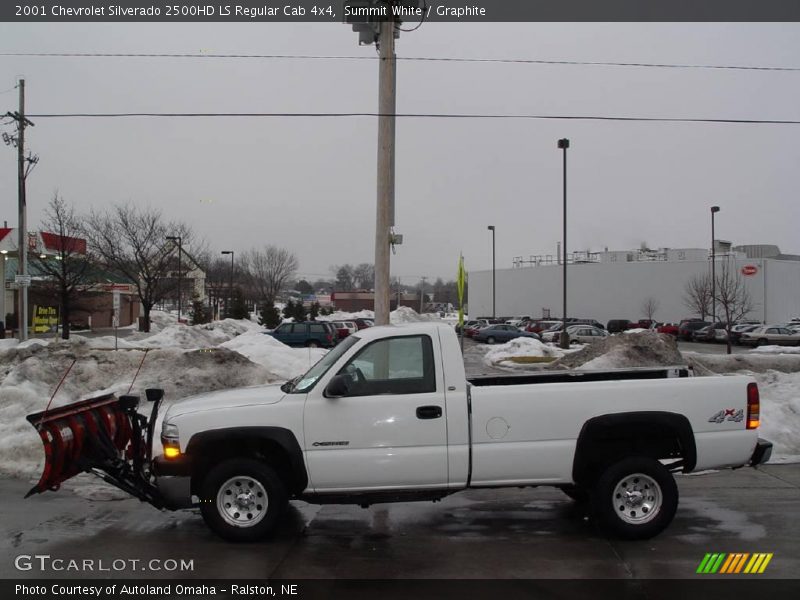 Summit White / Graphite 2001 Chevrolet Silverado 2500HD LS Regular Cab 4x4