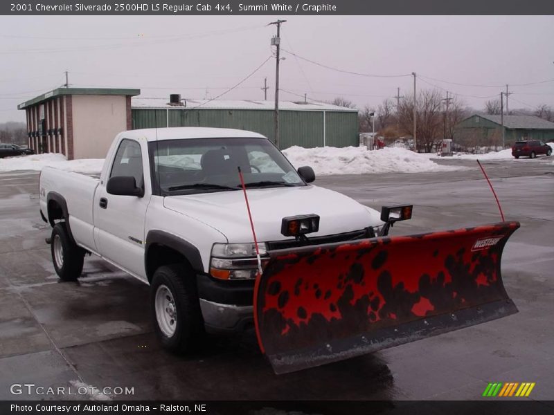 Summit White / Graphite 2001 Chevrolet Silverado 2500HD LS Regular Cab 4x4