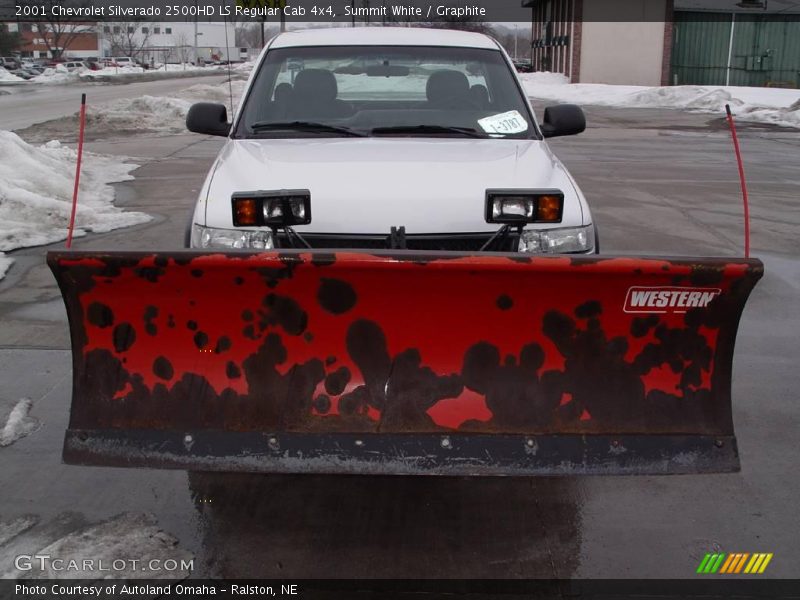 Summit White / Graphite 2001 Chevrolet Silverado 2500HD LS Regular Cab 4x4