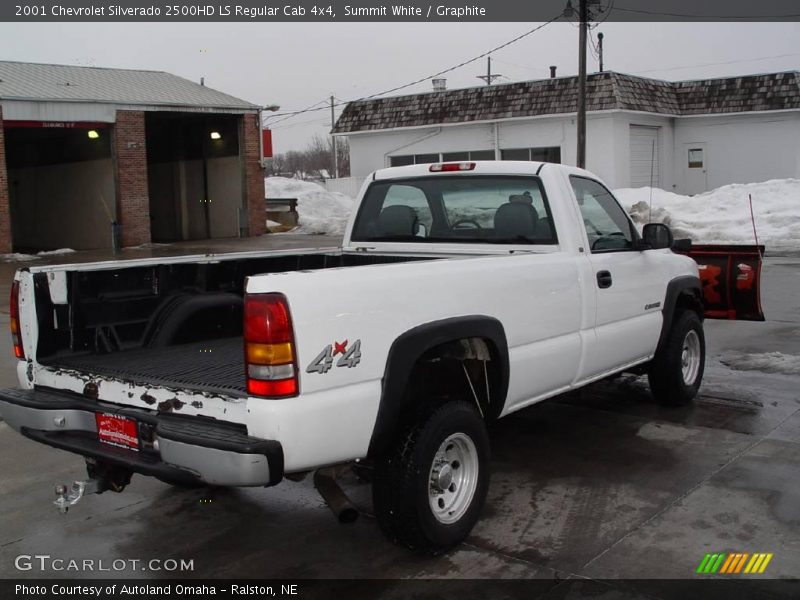 Summit White / Graphite 2001 Chevrolet Silverado 2500HD LS Regular Cab 4x4