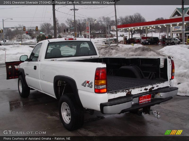 Summit White / Graphite 2001 Chevrolet Silverado 2500HD LS Regular Cab 4x4