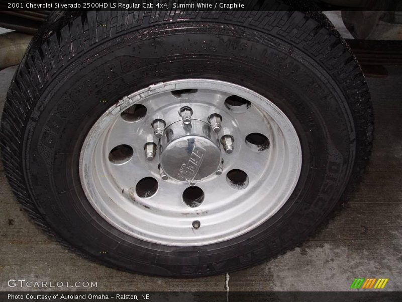 Summit White / Graphite 2001 Chevrolet Silverado 2500HD LS Regular Cab 4x4