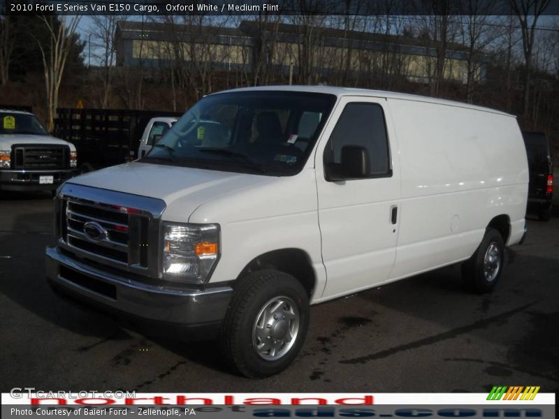 Oxford White / Medium Flint 2010 Ford E Series Van E150 Cargo