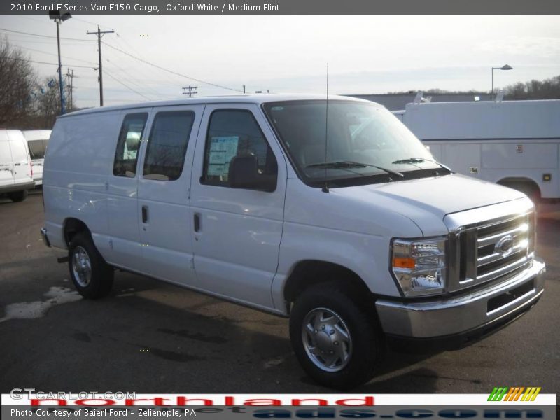 Oxford White / Medium Flint 2010 Ford E Series Van E150 Cargo