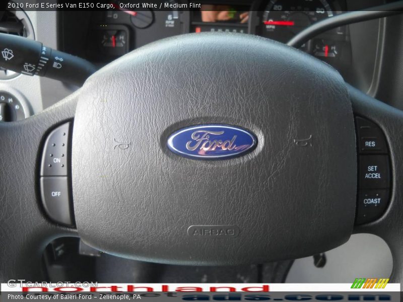 Oxford White / Medium Flint 2010 Ford E Series Van E150 Cargo