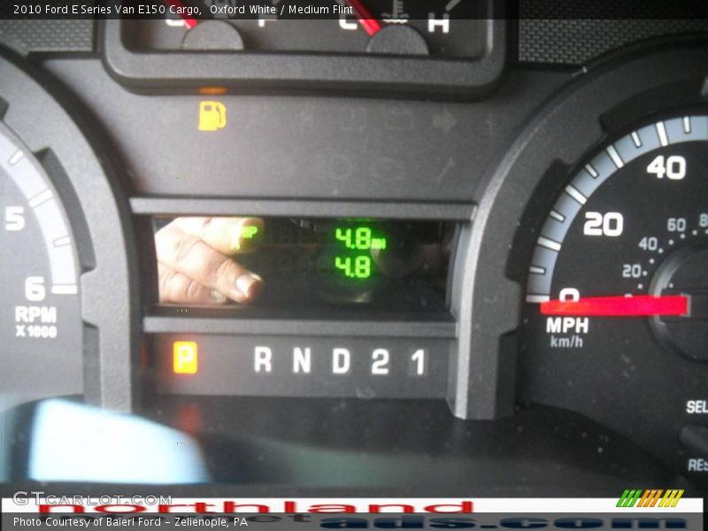 Oxford White / Medium Flint 2010 Ford E Series Van E150 Cargo