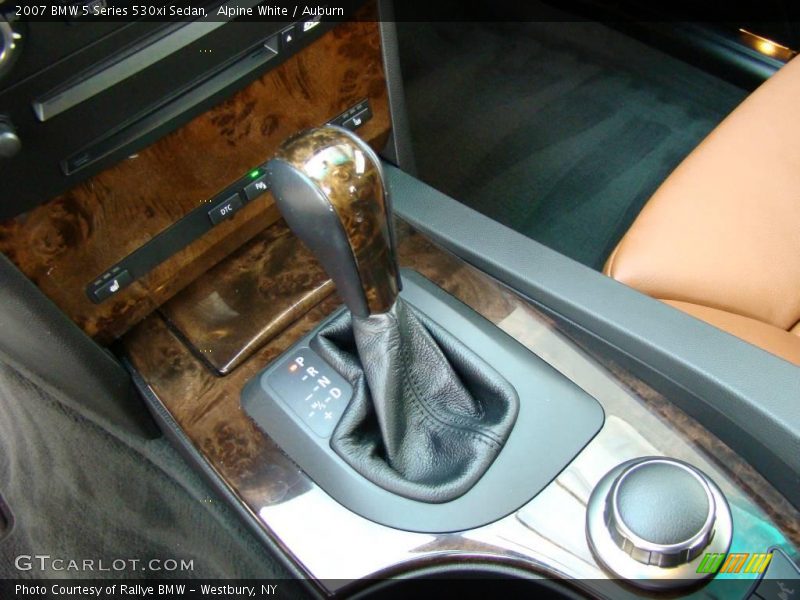 Alpine White / Auburn 2007 BMW 5 Series 530xi Sedan