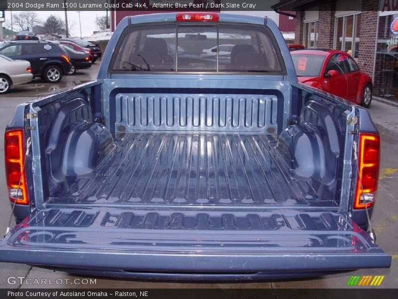 Atlantic Blue Pearl / Dark Slate Gray 2004 Dodge Ram 1500 Laramie Quad Cab 4x4