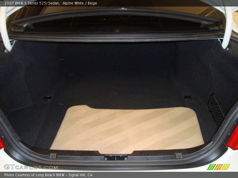 Alpine White / Beige 2007 BMW 5 Series 525i Sedan