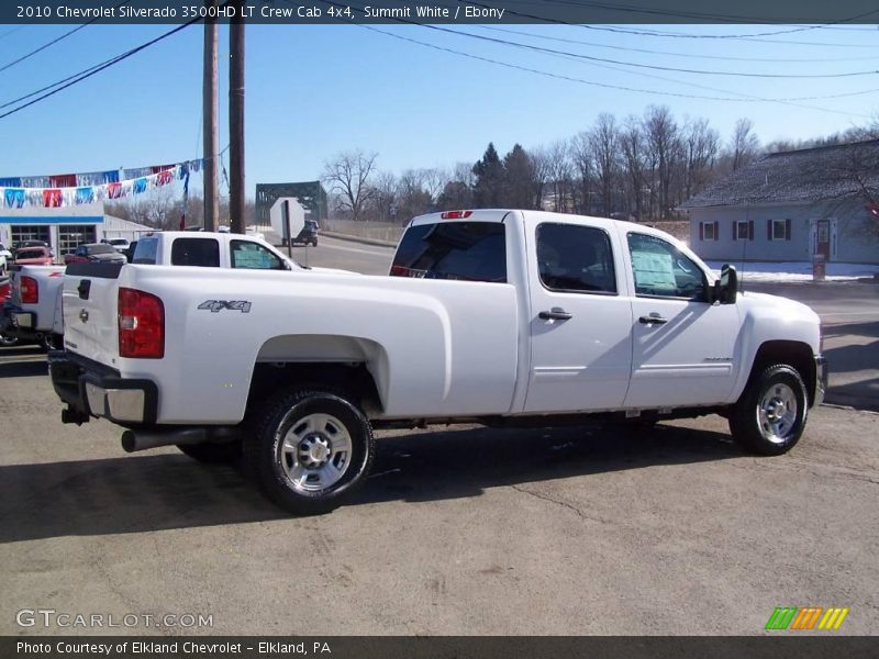 Summit White / Ebony 2010 Chevrolet Silverado 3500HD LT Crew Cab 4x4
