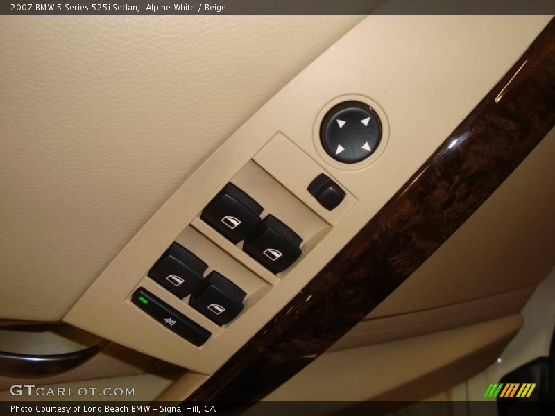 Alpine White / Beige 2007 BMW 5 Series 525i Sedan